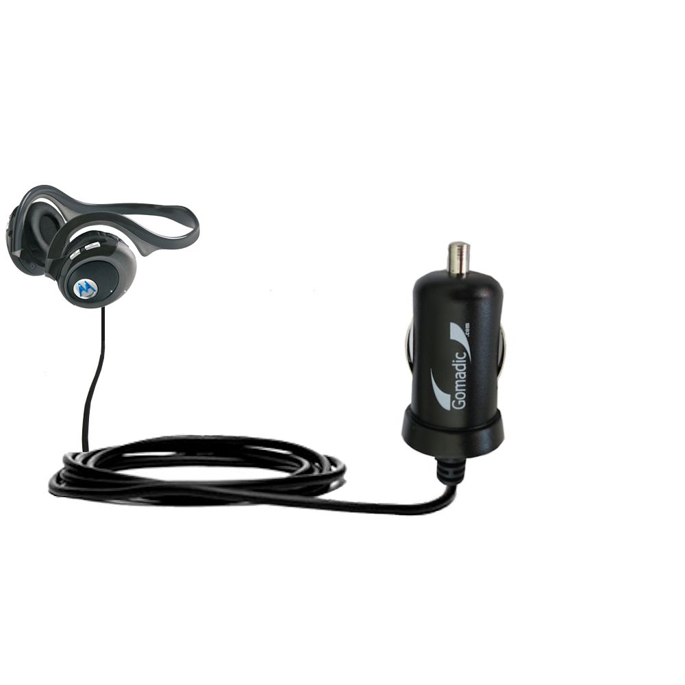 Mini Car Charger compatible with the Motorola BT820