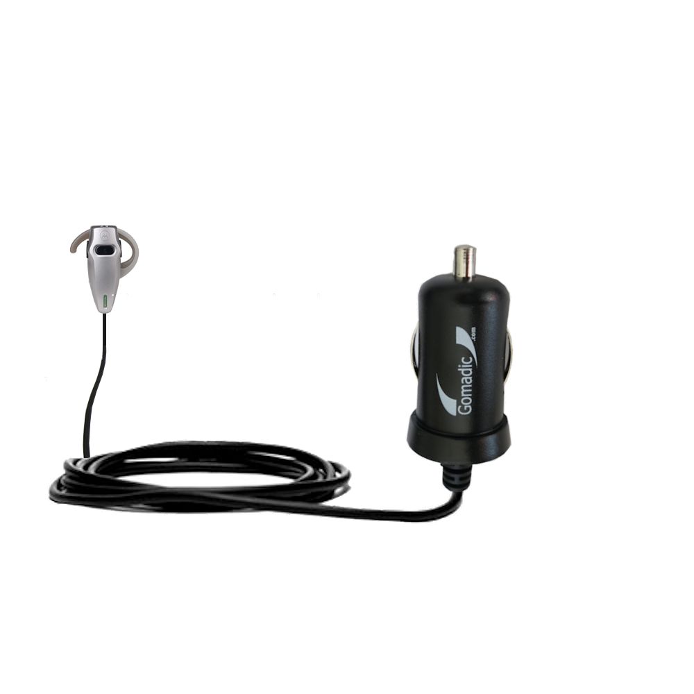 Mini Car Charger compatible with the Motorola HS805