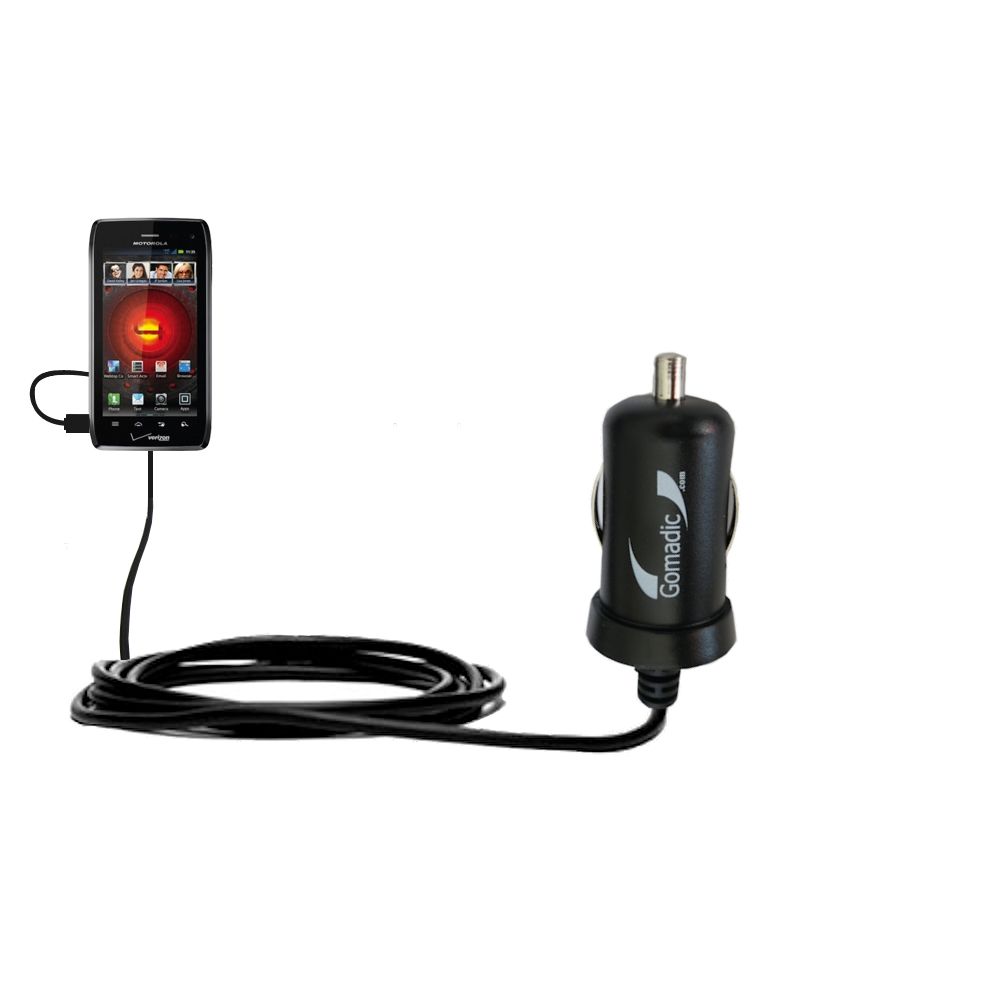 Mini Car Charger compatible with the Motorola DROID 4 / XT894