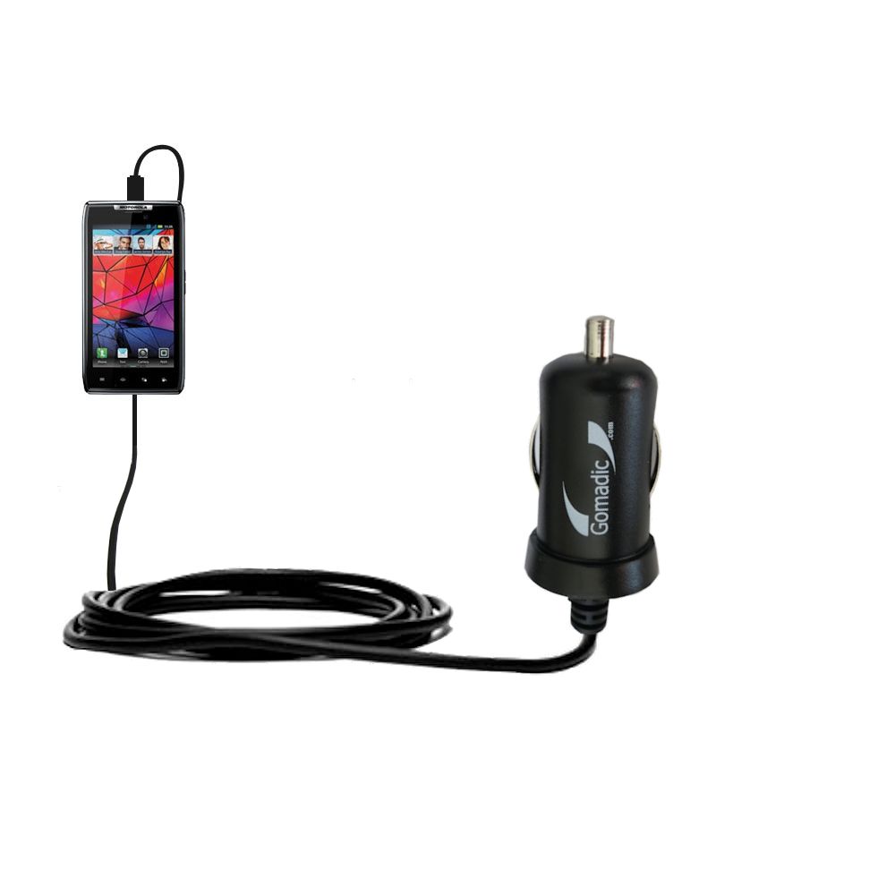 Mini Car Charger compatible with the Motorola DROID RAZR