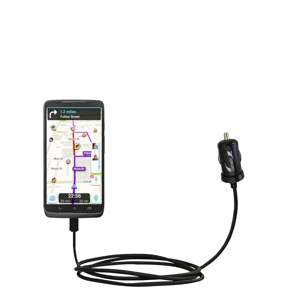Mini Car Charger compatible with the Motorola DROID Turbo