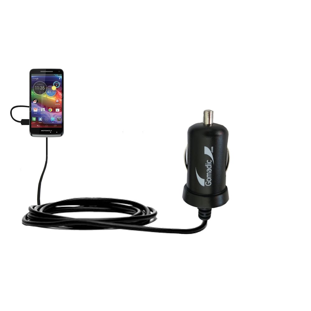 Mini Car Charger compatible with the Motorola Electrify M XT905