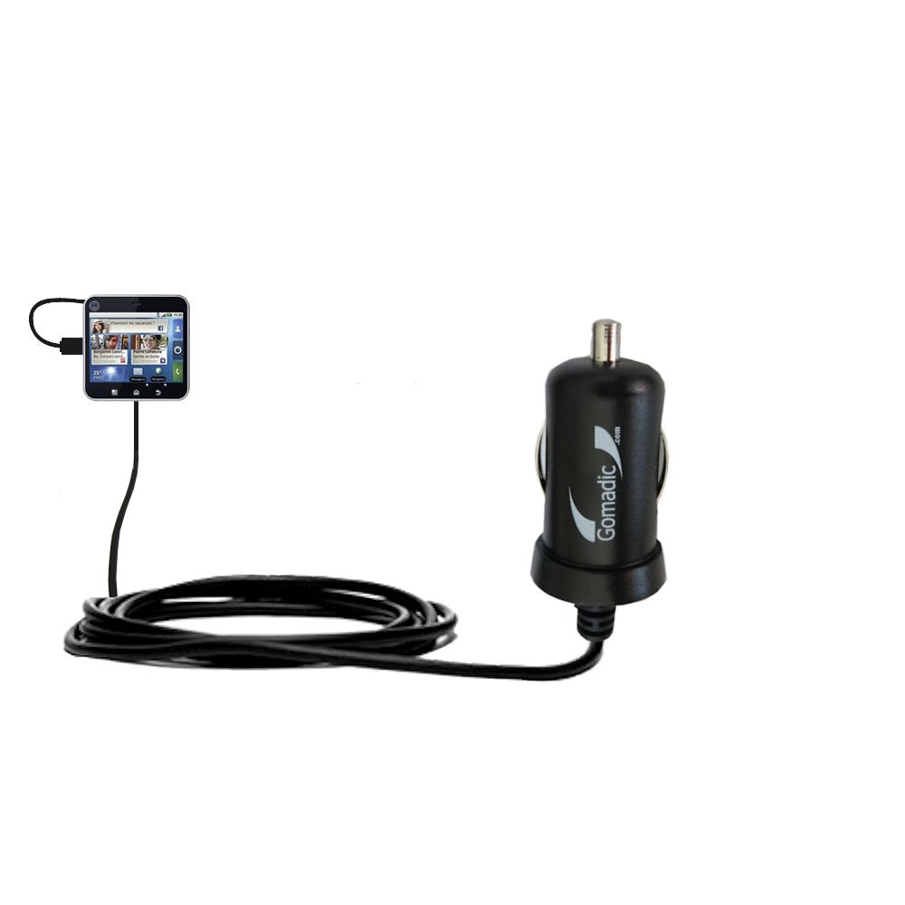 Mini Car Charger compatible with the Motorola FLIPOUT