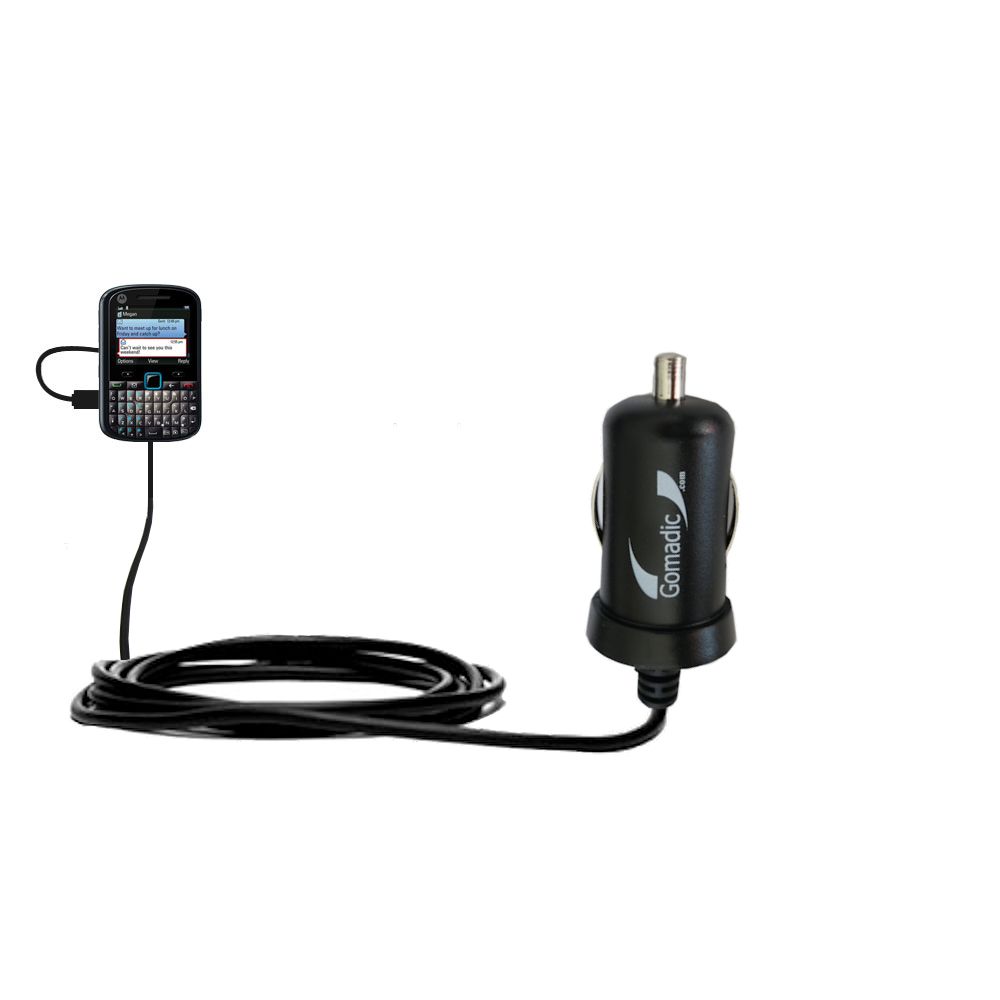 Mini Car Charger compatible with the Motorola Grasp