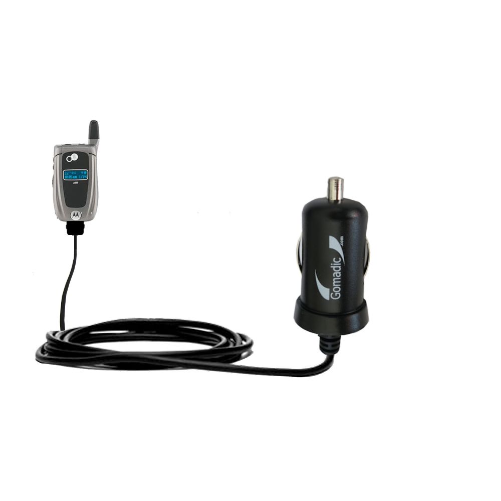 Mini Car Charger compatible with the Motorola i855