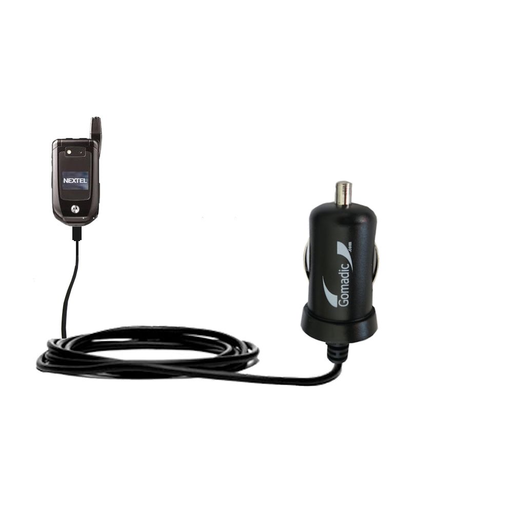 Mini Car Charger compatible with the Motorola i876