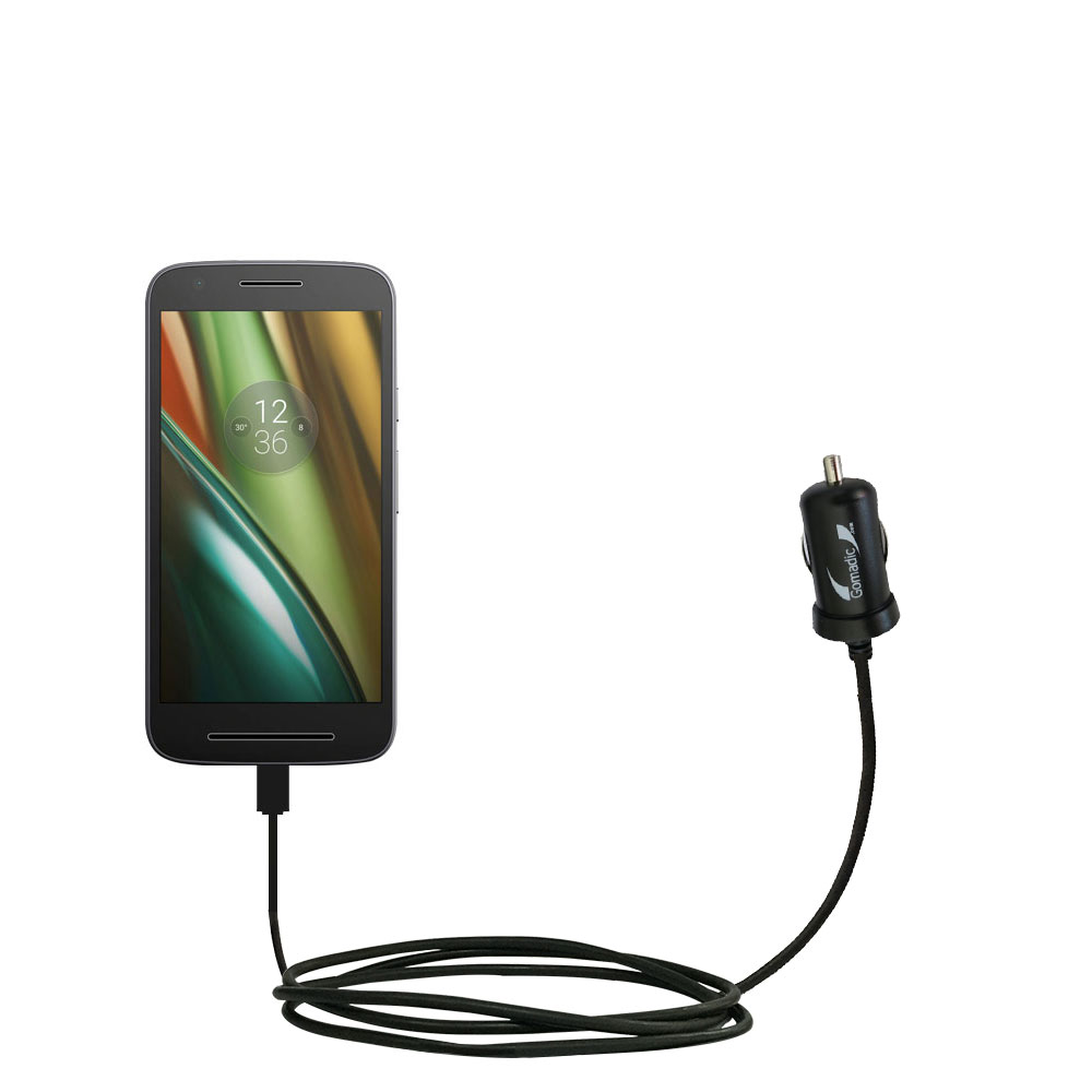 Mini Car Charger compatible with the Motorola Moto E3 Power