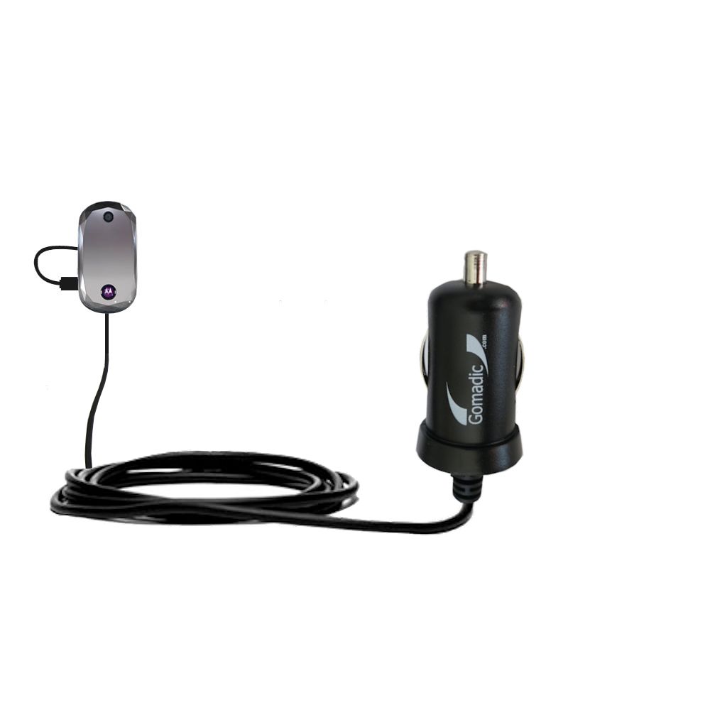 Mini Car Charger compatible with the Motorola MOTOJEWEL