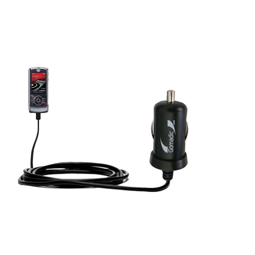 Mini Car Charger compatible with the Motorola MOTOROKR Z6m