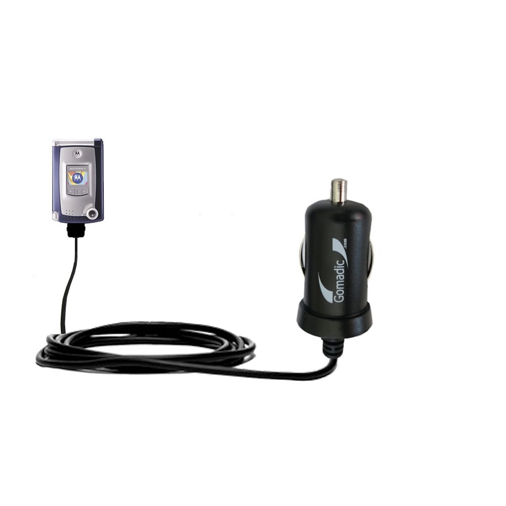 Mini Car Charger compatible with the Motorola MPx