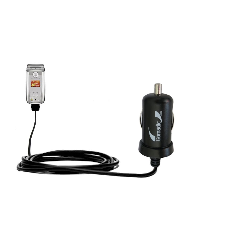 Gomadic Intelligent Compact Car / Auto DC Charger suitable for the Motorola MPx220 - 2A / 10W with Gomadic TipExchange Technology