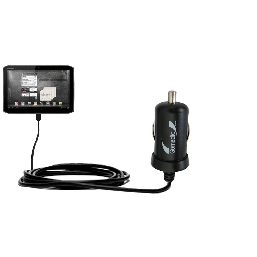 Mini Car Charger compatible with the Motorola MZ609
