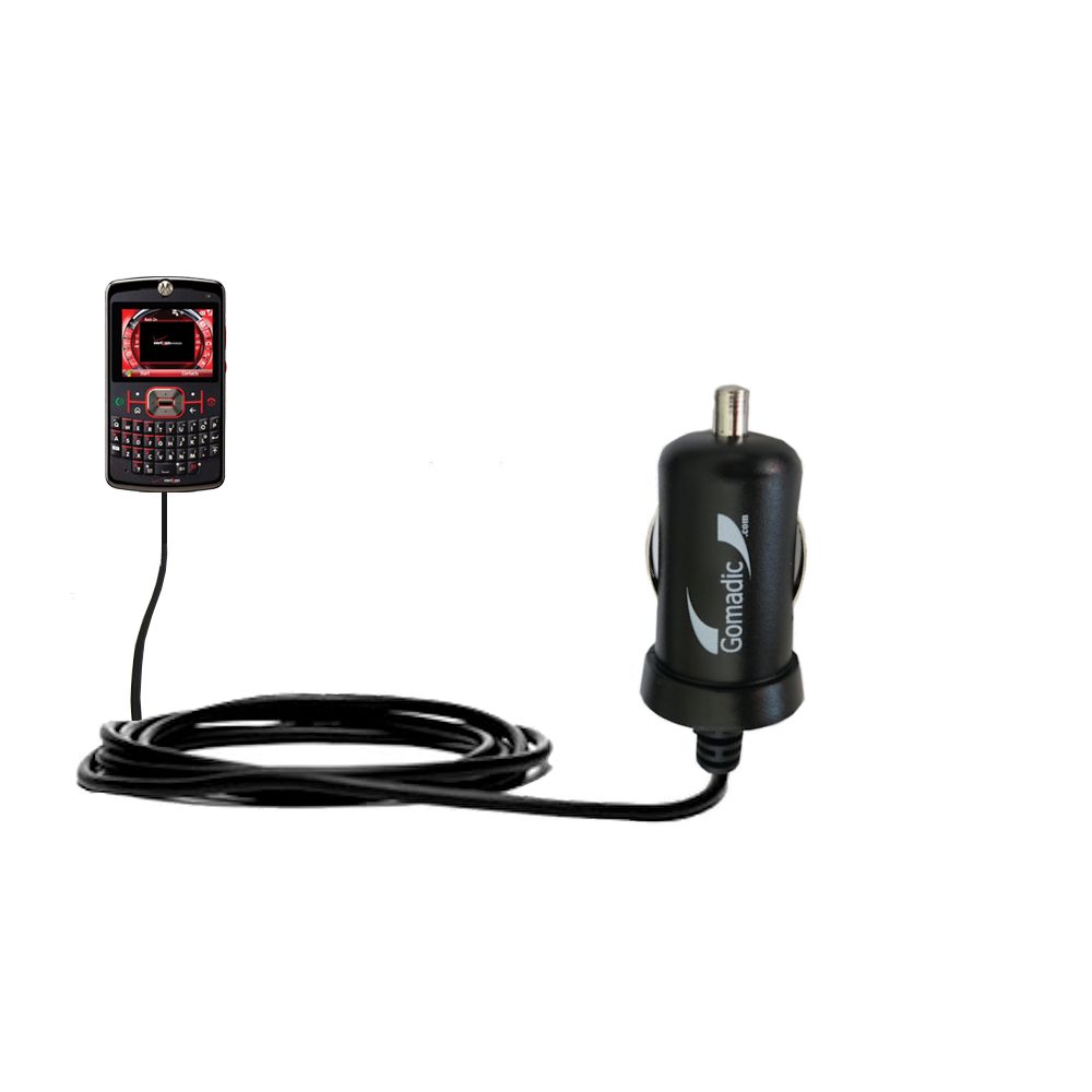 Mini Car Charger compatible with the Motorola Q9m