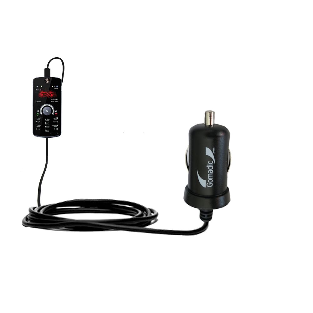 Mini Car Charger compatible with the Motorola ROKR E8