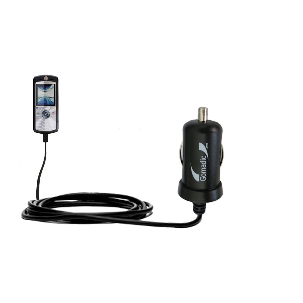 Mini Car Charger compatible with the Motorola SLVR L7C