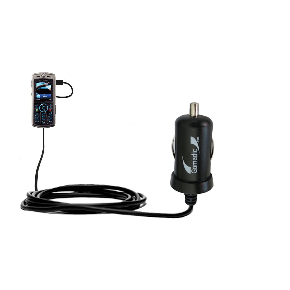 Mini Car Charger compatible with the Motorola SLVR L9