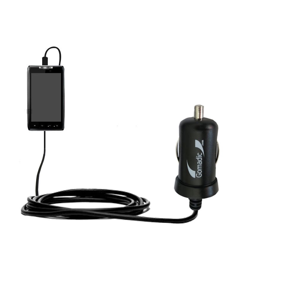 Mini Car Charger compatible with the Motorola Spyder