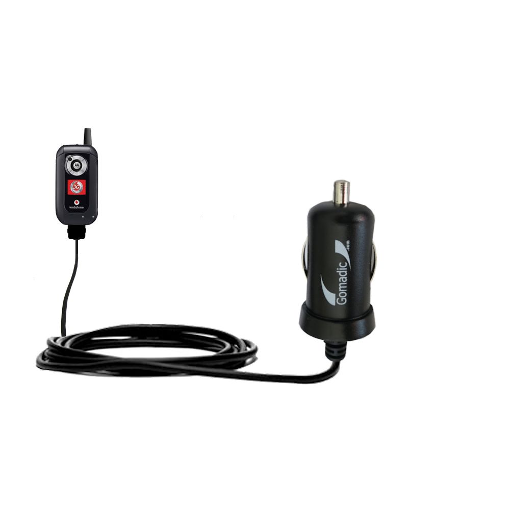 Mini Car Charger compatible with the Motorola V1050