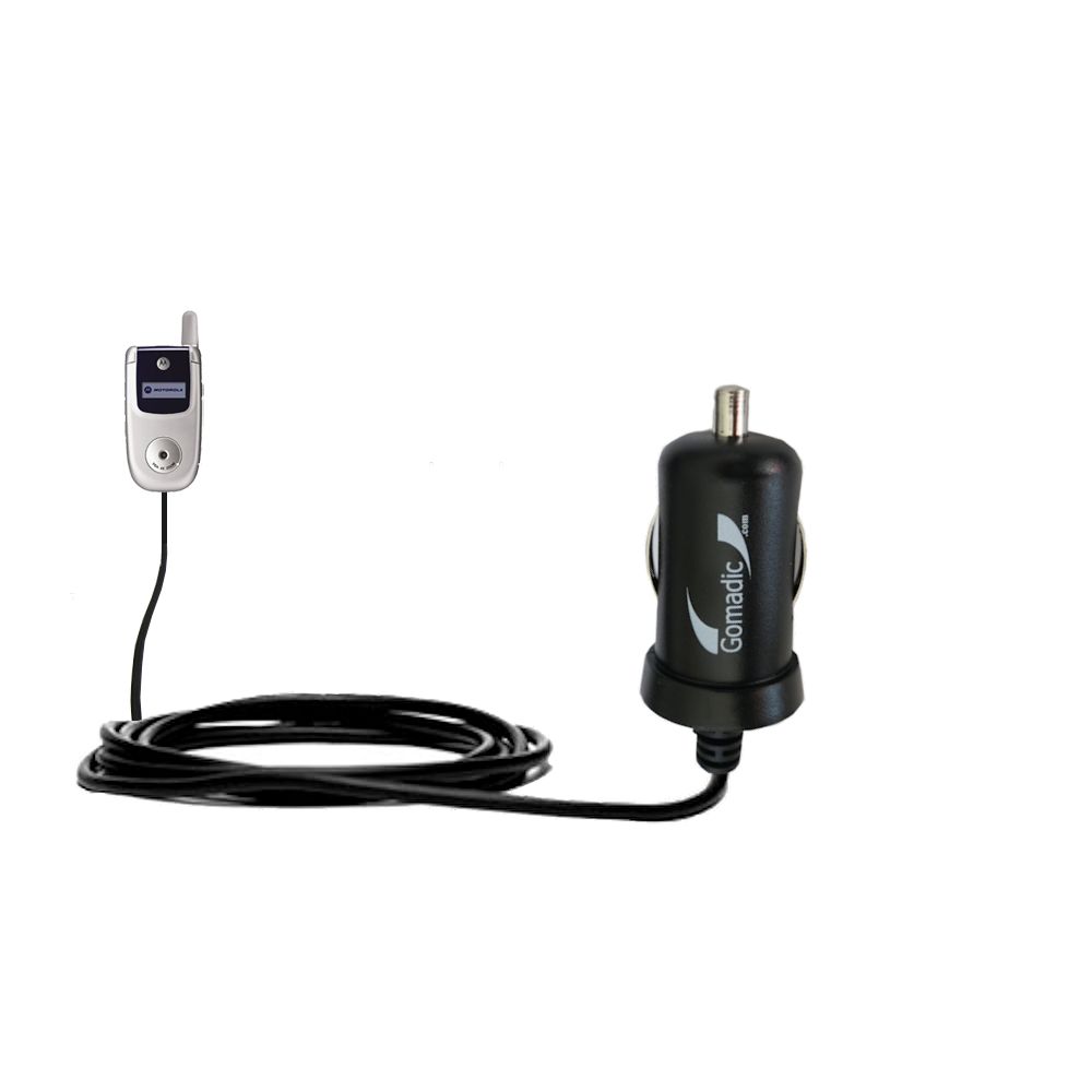 Mini Car Charger compatible with the Motorola V220