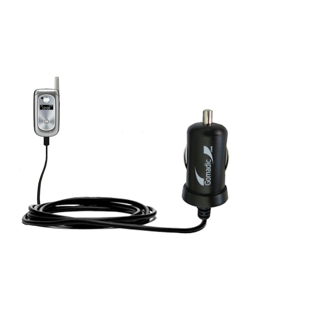 Mini Car Charger compatible with the Motorola v325i