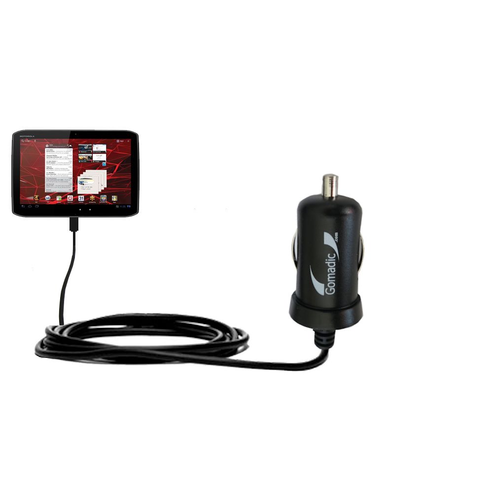 Mini Car Charger compatible with the Motorola Xoom 2
