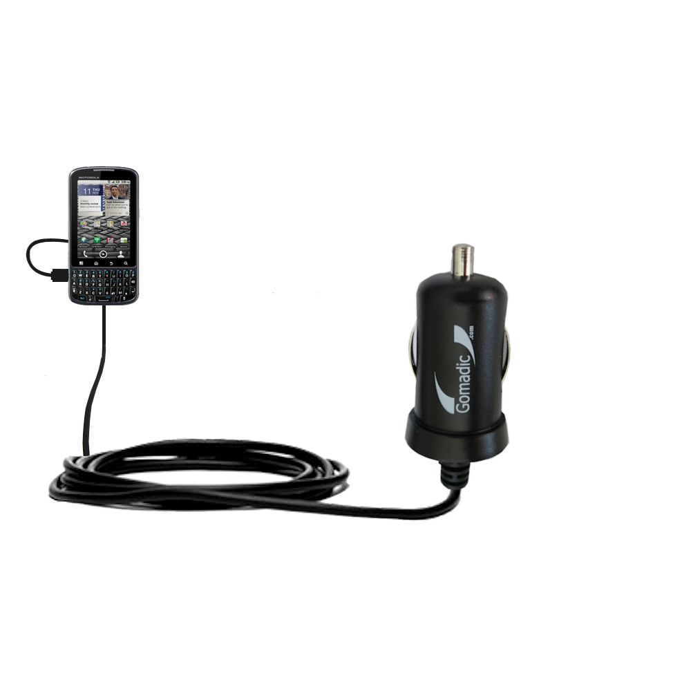 Mini Car Charger compatible with the Motorola XT610