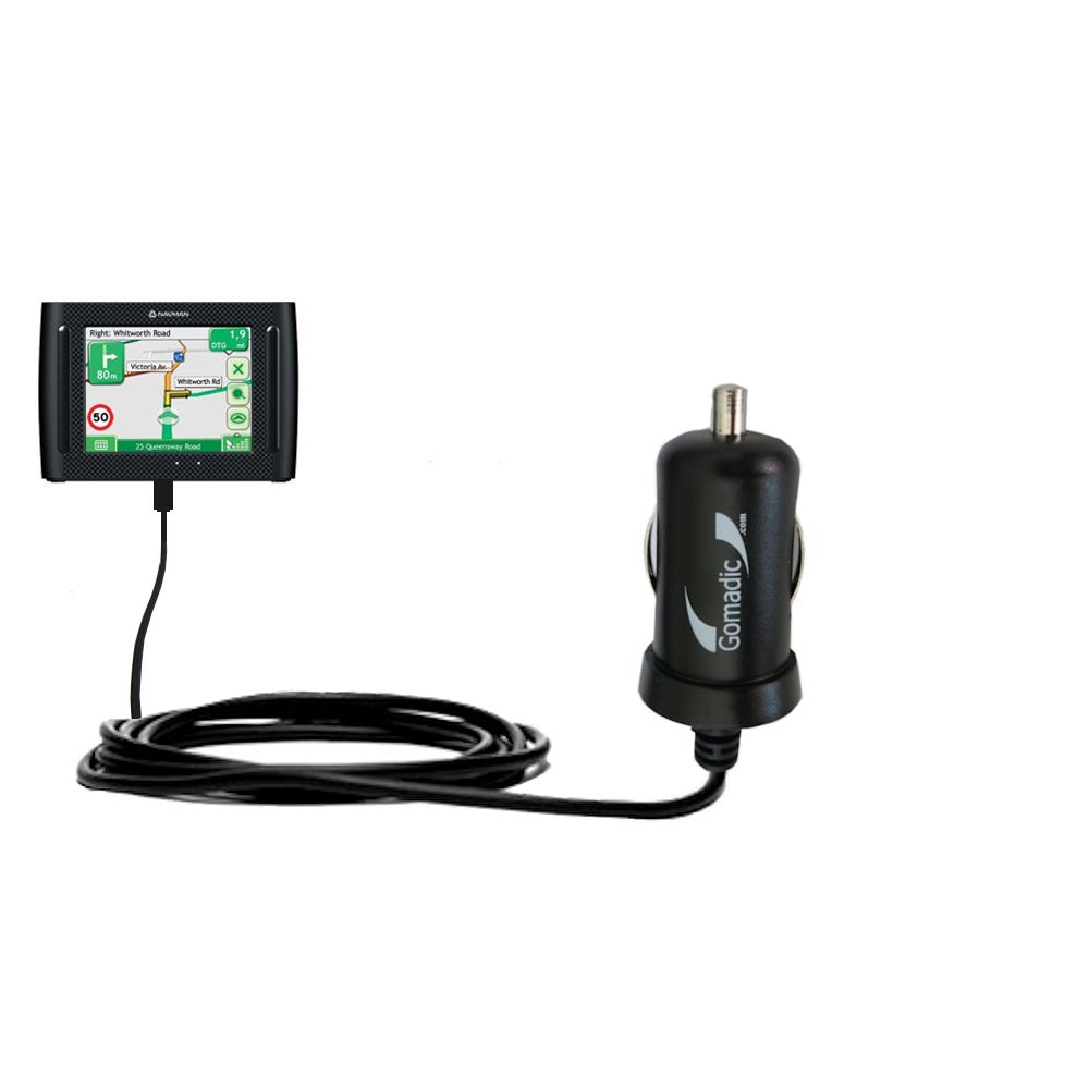 Mini Car Charger compatible with the Navman F35