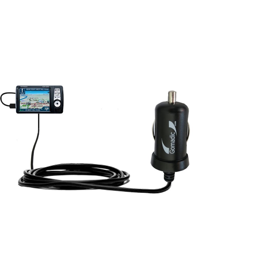 Mini Car Charger compatible with the Navman iCN 520