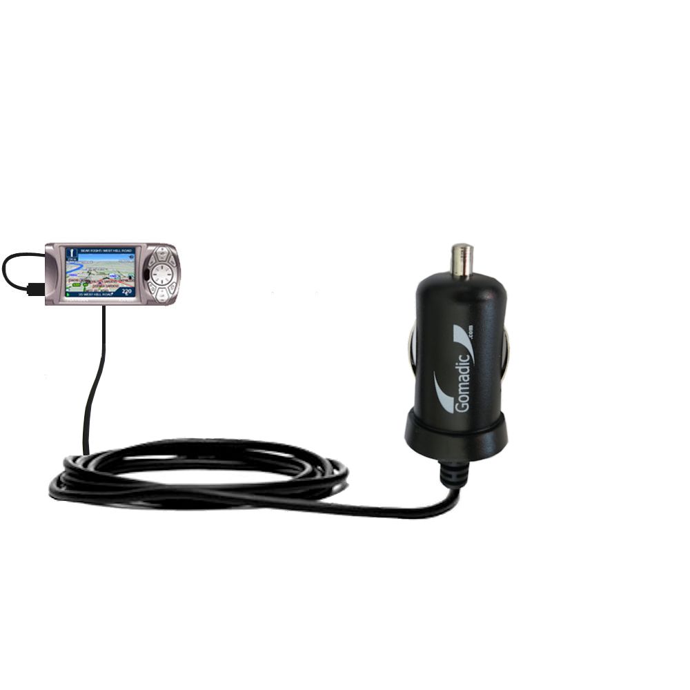Mini Car Charger compatible with the Navman iCN 630