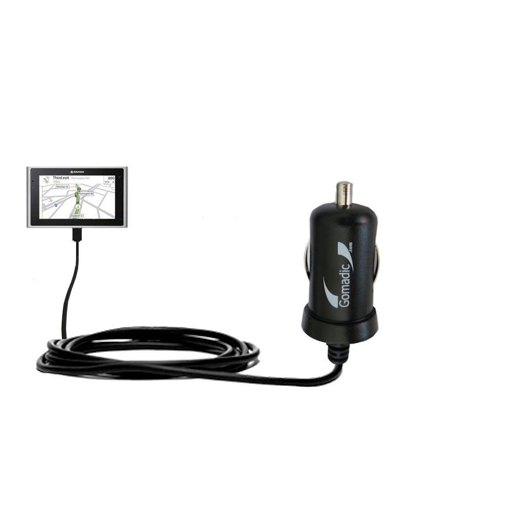 Mini Car Charger compatible with the Navman S300T