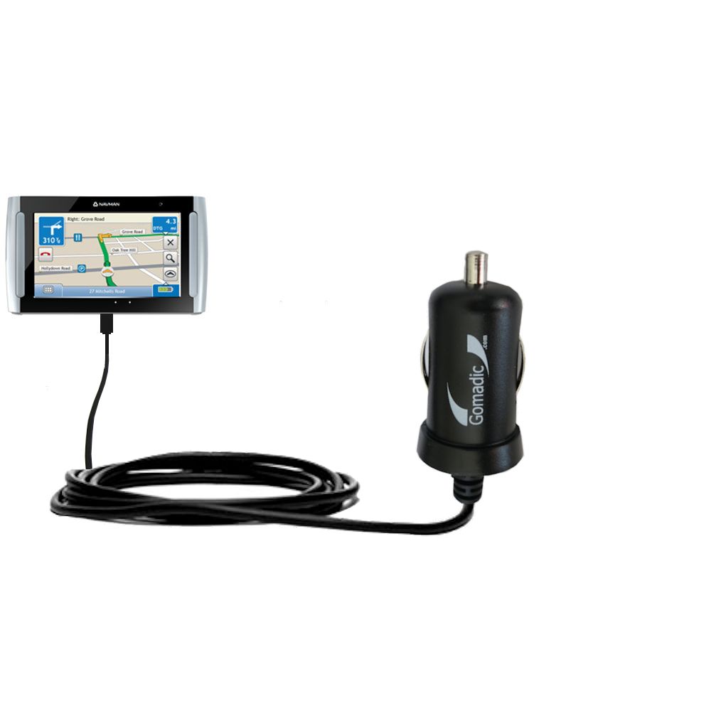Mini Car Charger compatible with the Navman s50