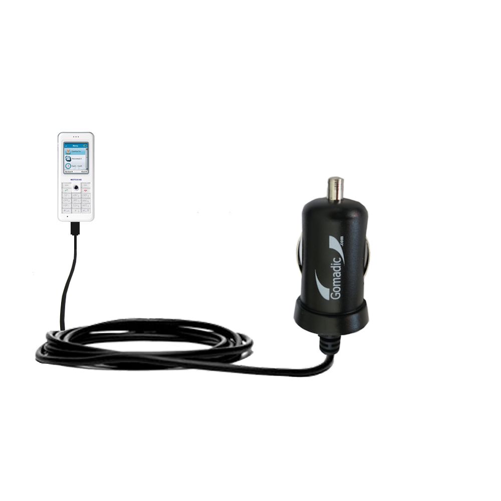 Mini Car Charger compatible with the Netgear Skype Phone SPH101