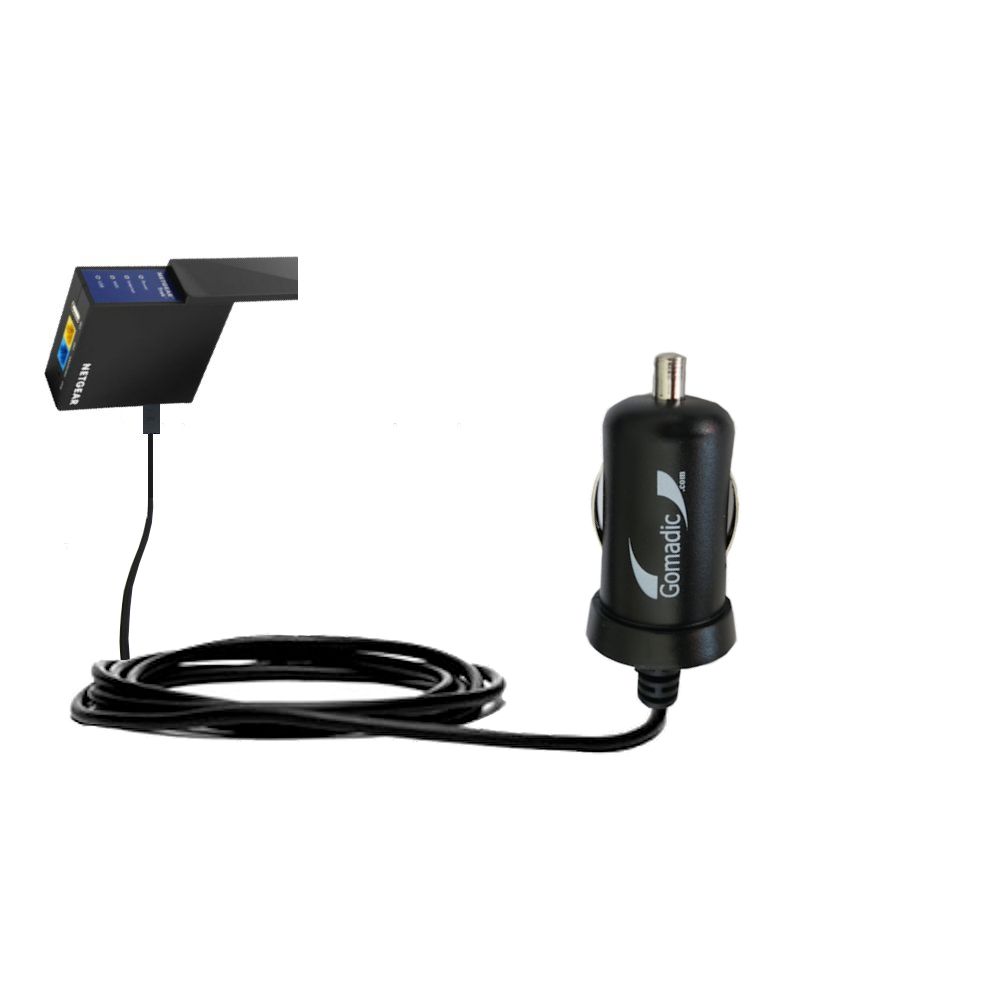 Mini Car Charger compatible with the Netgear Trek N300 PR2000