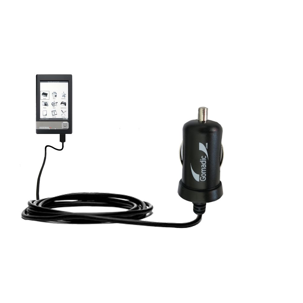 Mini Car Charger compatible with the Netronix Pocketbook 301 Plus