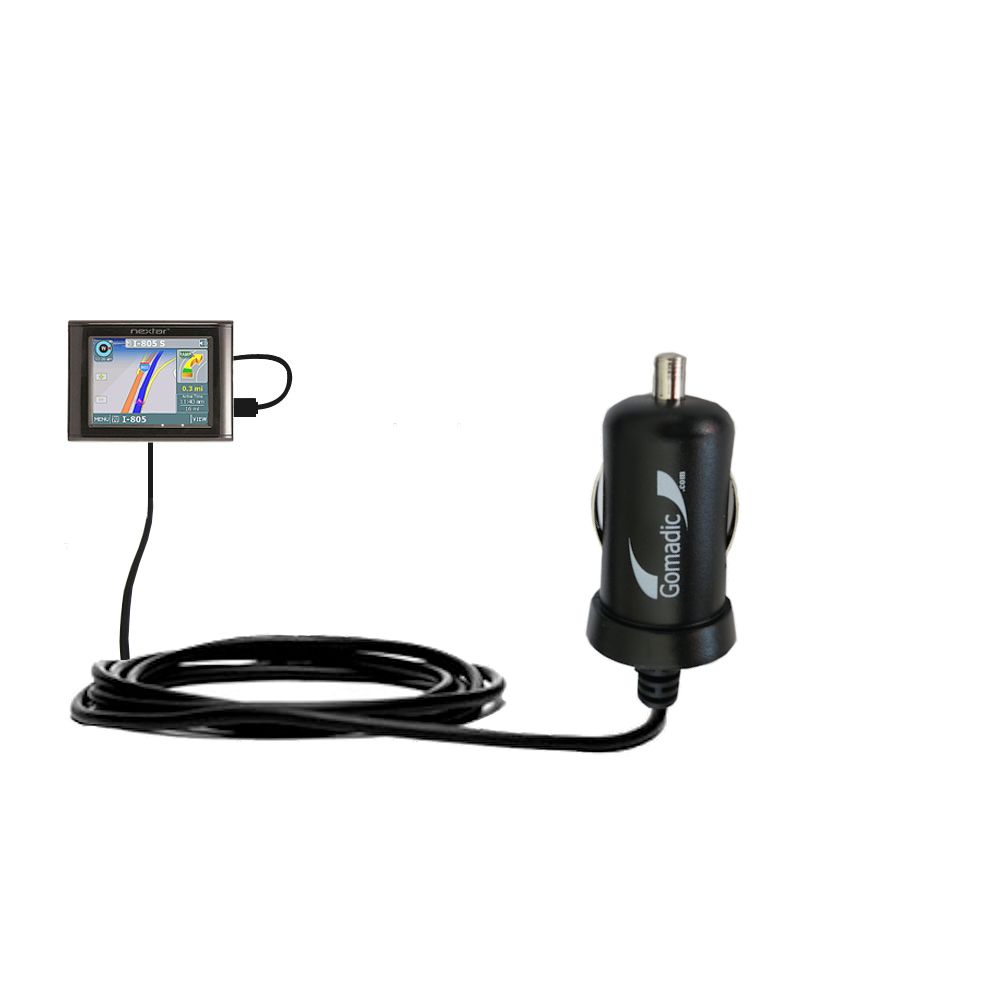 Mini Car Charger compatible with the Nextar M3 GPS