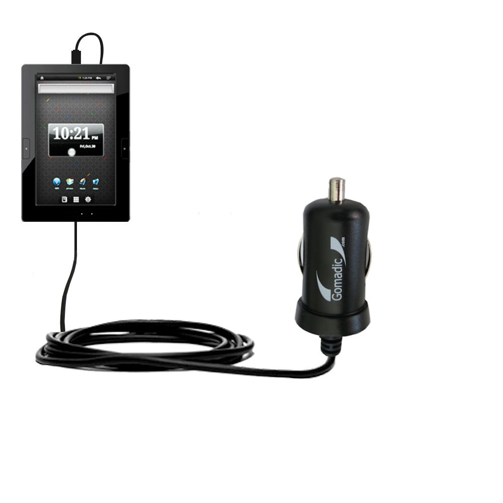 Mini Car Charger compatible with the Nextbook Next6