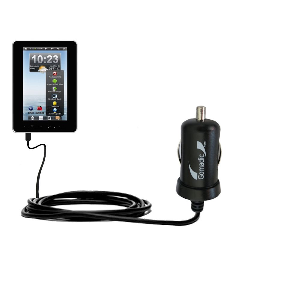 Mini Car Charger compatible with the Nextbook Premium7 Tablet