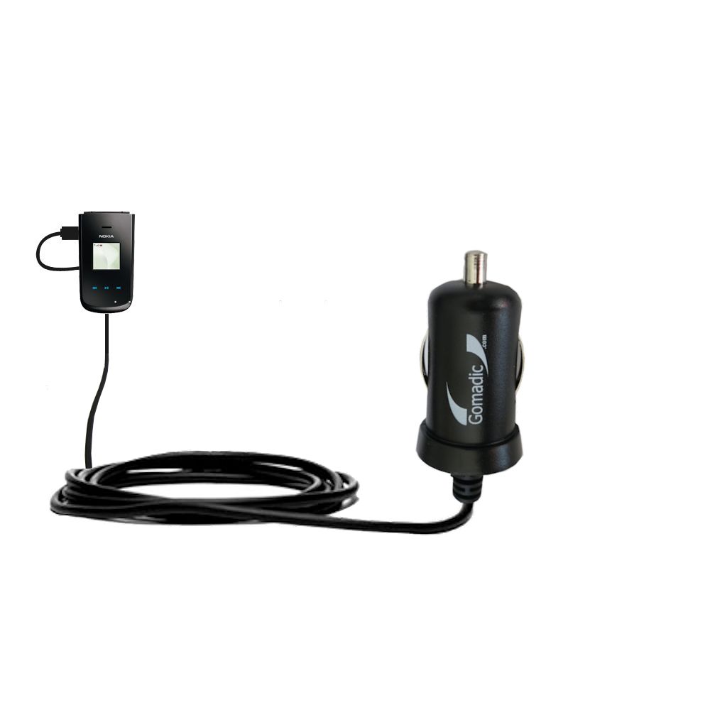 Mini Car Charger compatible with the Nokia 1606