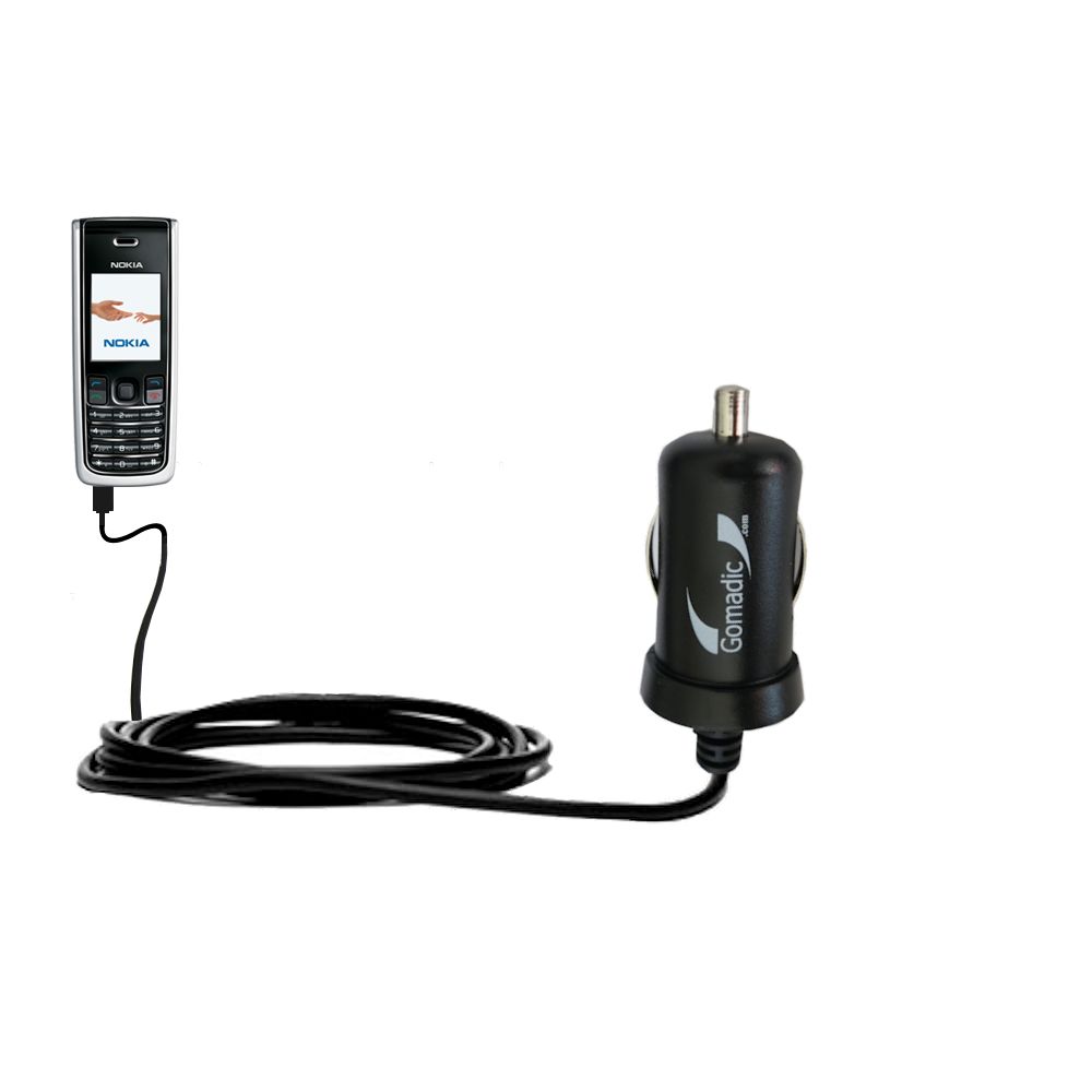 Mini Car Charger compatible with the Nokia 2865i 3155i