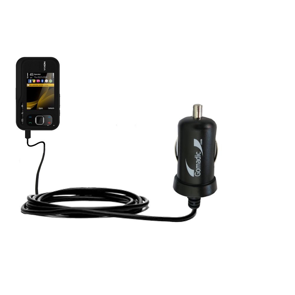 Mini Car Charger compatible with the Nokia 6790
