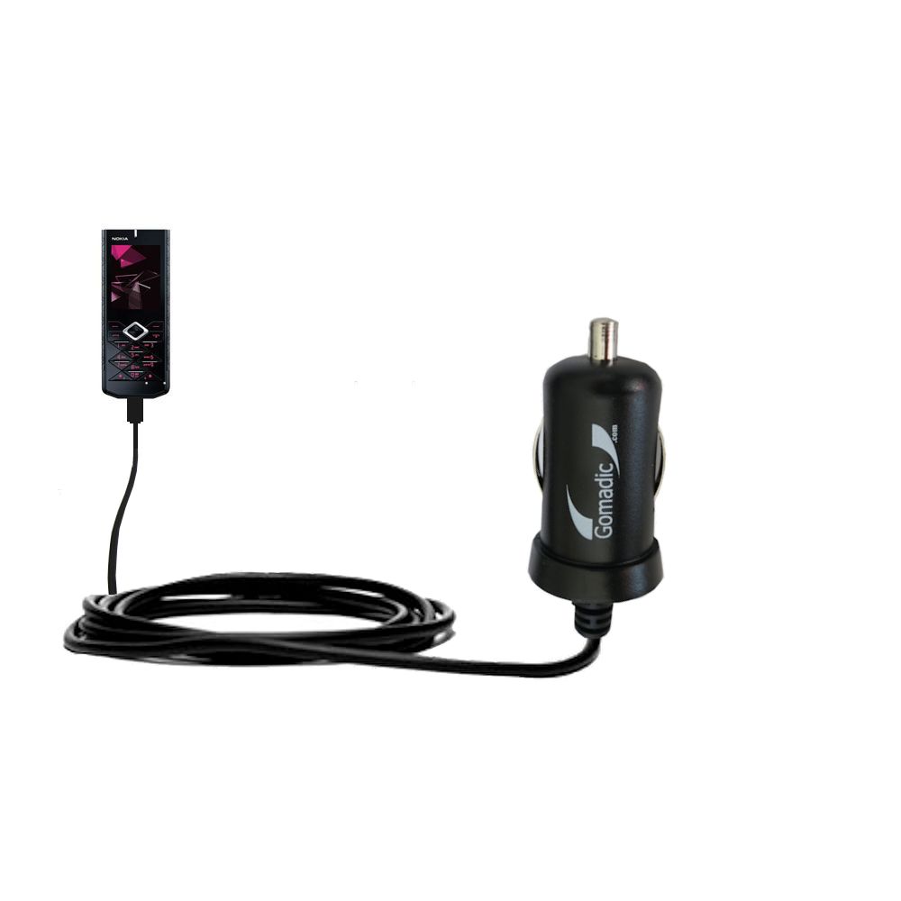 Mini Car Charger compatible with the Nokia Crystal Prism