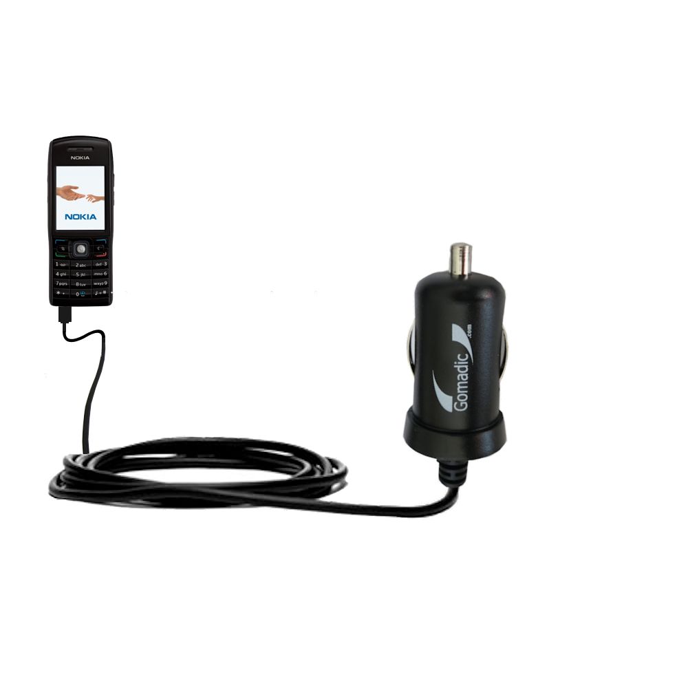 Mini Car Charger compatible with the Nokia E50
