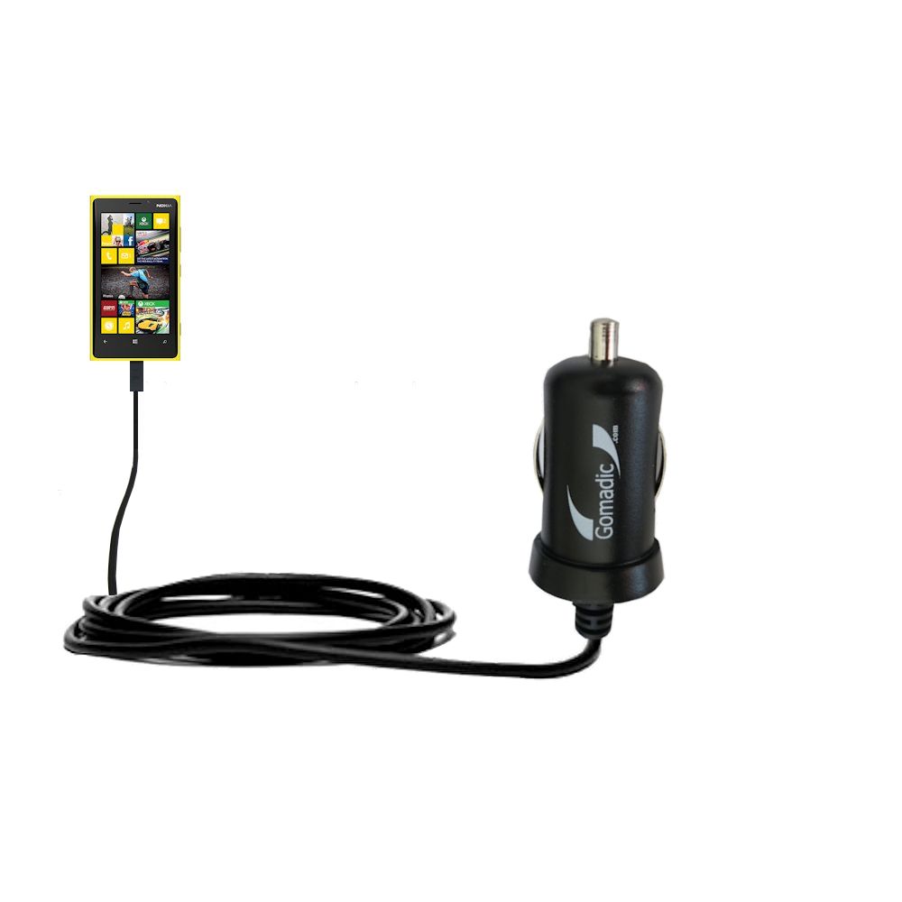 Mini Car Charger compatible with the Nokia Lumia 635