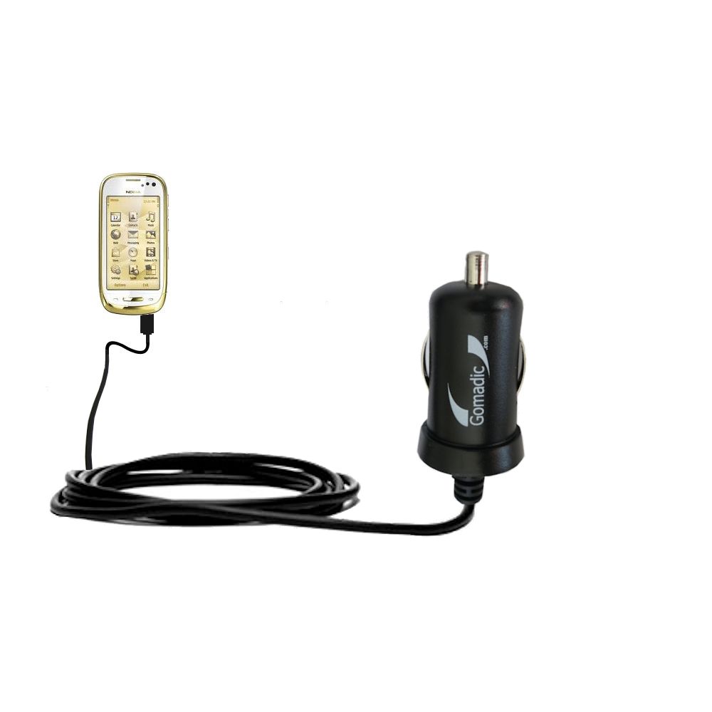 Mini Car Charger compatible with the Nokia Oro