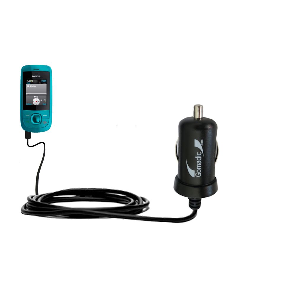 Mini Car Charger compatible with the Nokia Slide