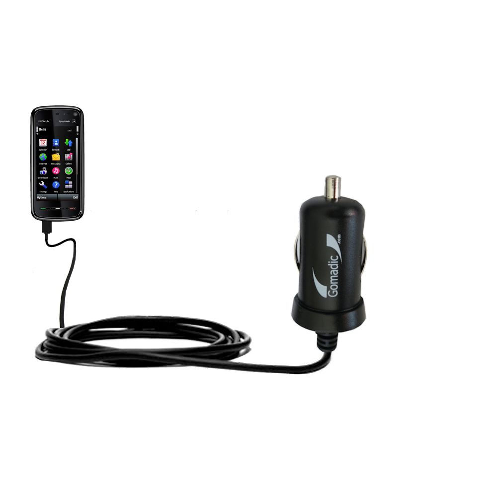 Mini Car Charger compatible with the Nokia Xpress Music