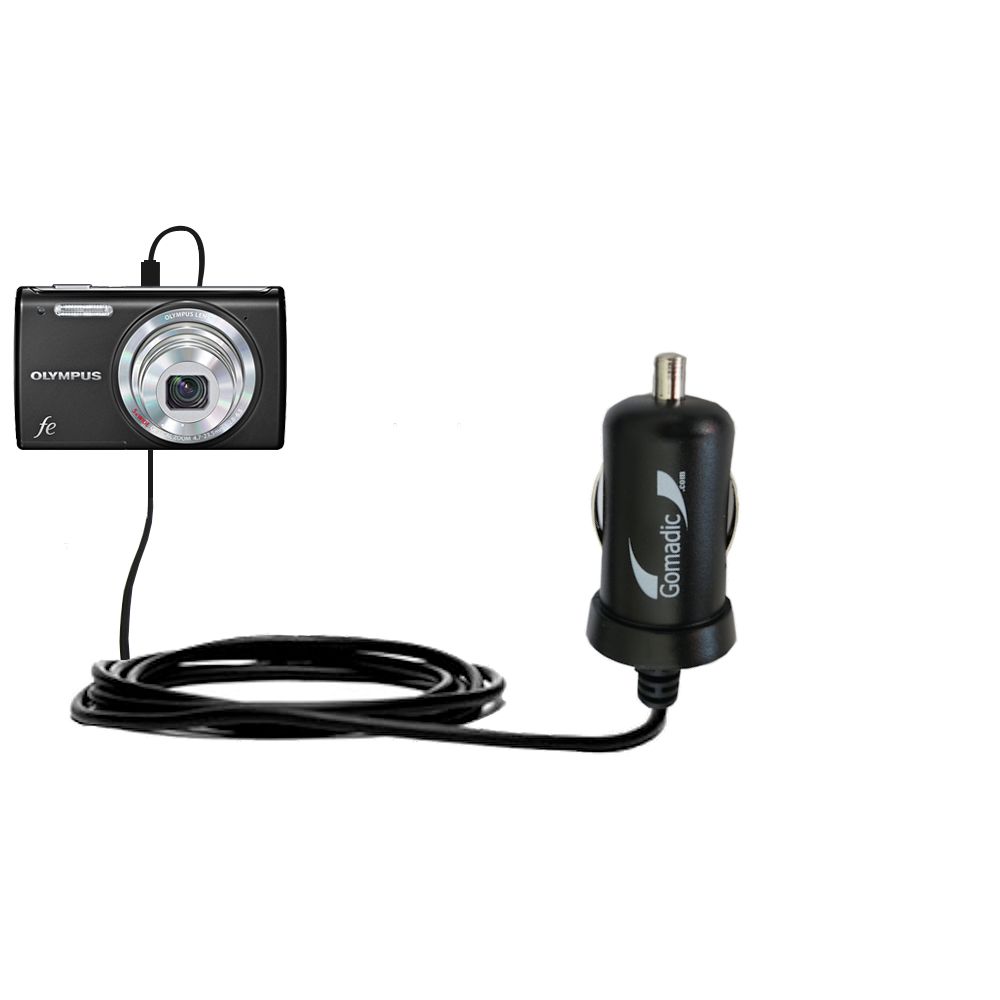 Mini Car Charger compatible with the Olympus FE-5050