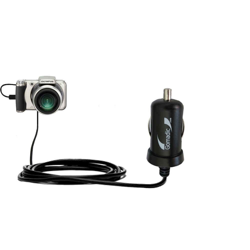 Mini Car Charger compatible with the Olympus SP-800UZ Digital Camera