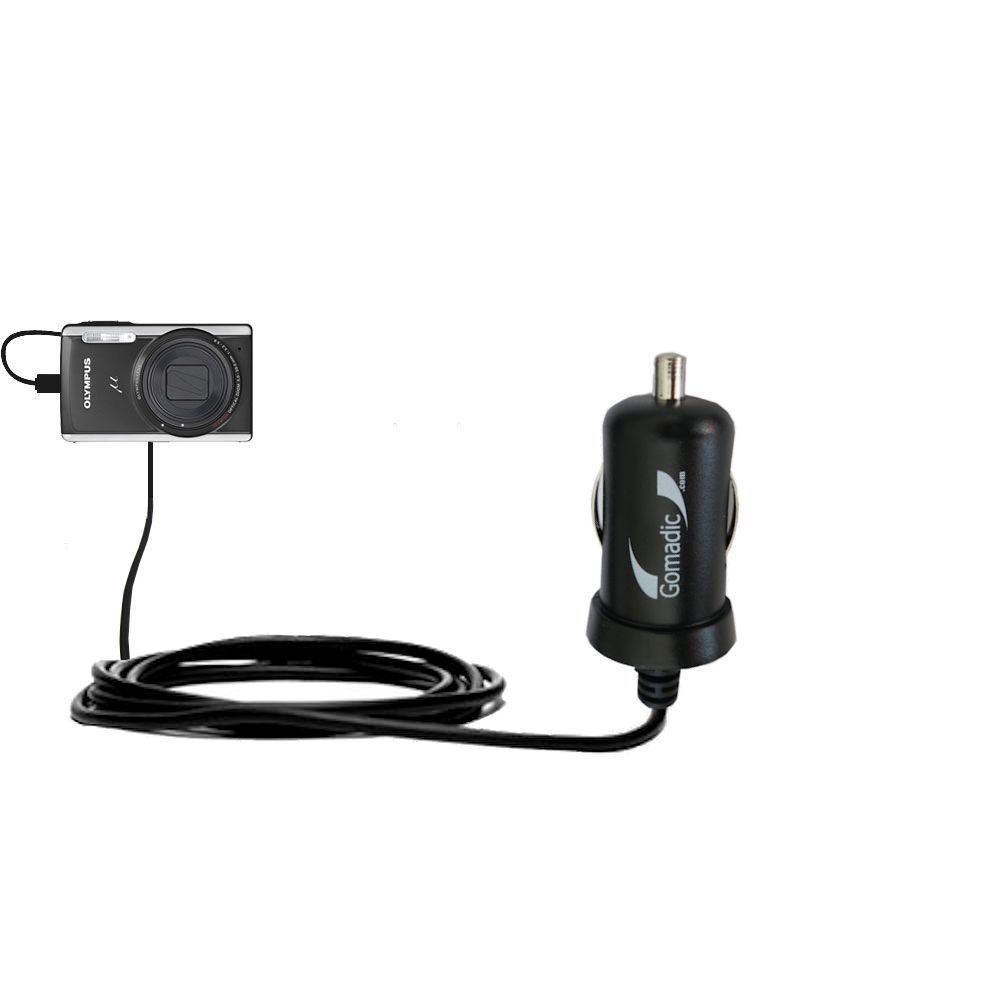 Mini Car Charger compatible with the Olympus Stylus-9010 Digital Camera