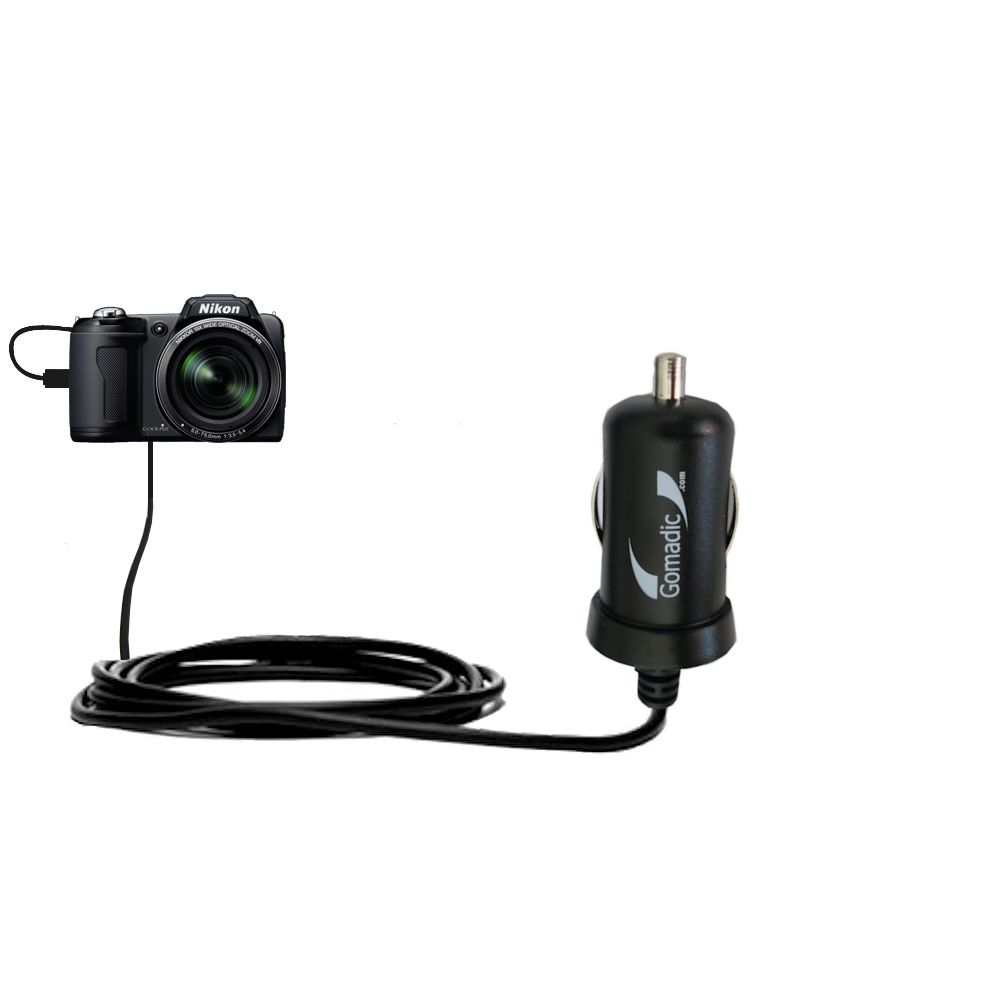 Mini Car Charger compatible with the Olympus SZ-11